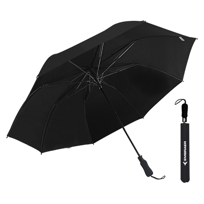 27" Auto-Open Premium Black Coated Umbrella 05